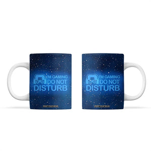 Gaming Gifts For Men Boys Coffee Mug Do Not Disturb Im Gaming Video Game Gamer TB10 Navy Print Your Wear