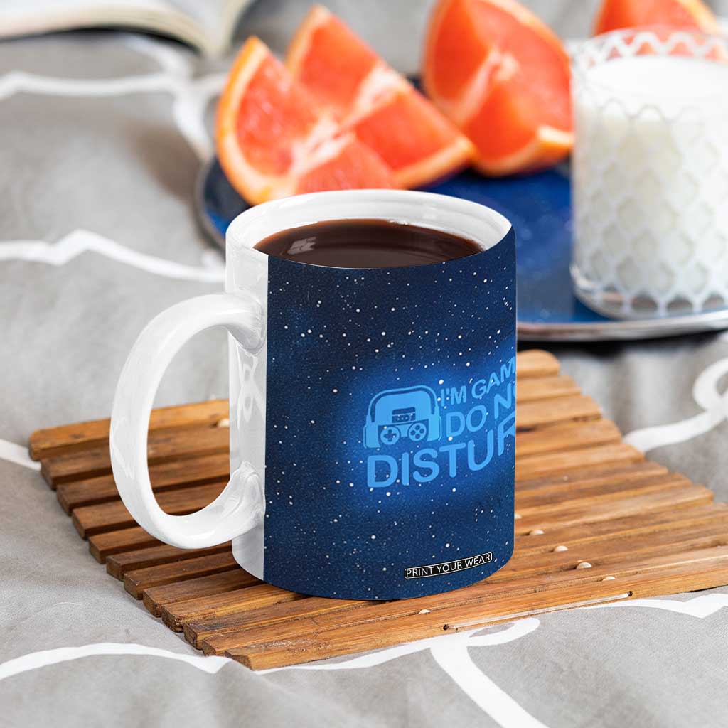 Gaming Gifts For Men Boys Coffee Mug Do Not Disturb Im Gaming Video Game Gamer TB10 Print Your Wear