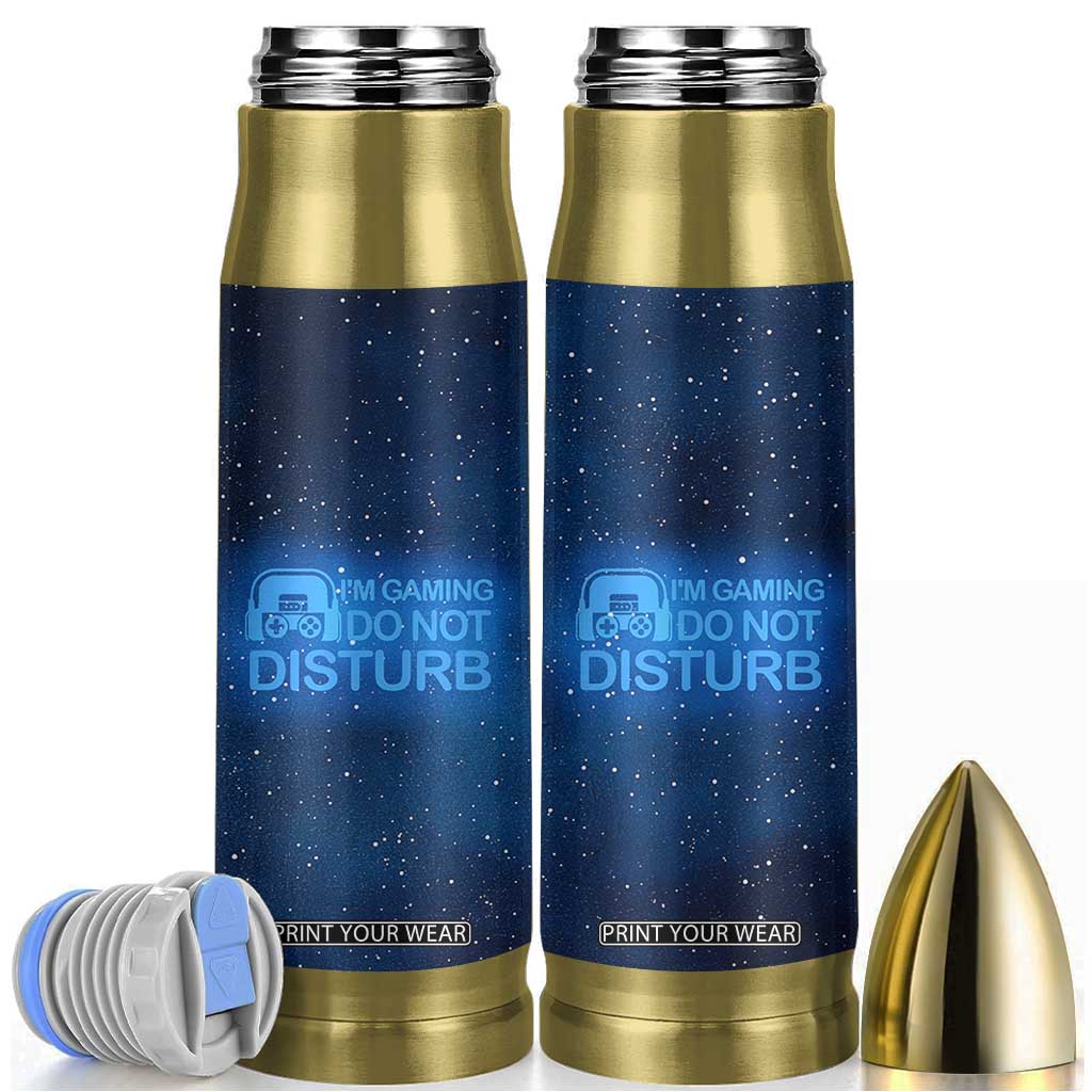 Gaming Gifts For Men Boys Bullet Tumbler Do Not Disturb Im Gaming Video Game Gamer TB10 Navy Print Your Wear