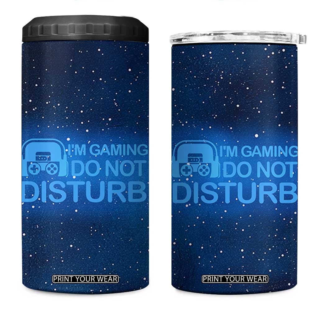 Gaming Gifts For Men Boys 4 in 1 Can Cooler Tumbler Do Not Disturb Im Gaming Video Game Gamer TB10 One Size: 16 oz Navy Print Your Wear