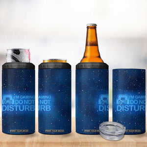 Gaming Gifts For Men Boys 4 in 1 Can Cooler Tumbler Do Not Disturb Im Gaming Video Game Gamer TB10 Print Your Wear