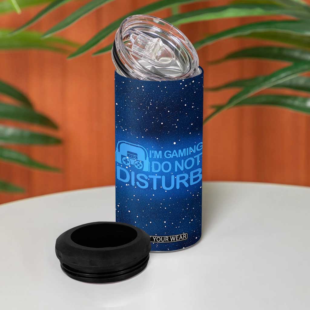 Gaming Gifts For Men Boys 4 in 1 Can Cooler Tumbler Do Not Disturb Im Gaming Video Game Gamer TB10 Print Your Wear