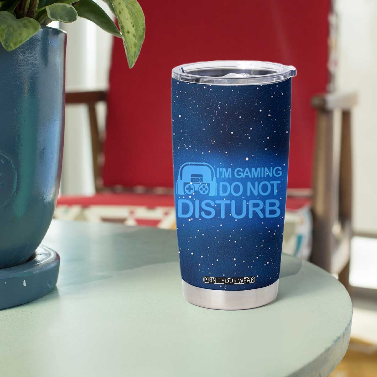 Gaming Gifts For Men Boys Tumbler Cup Do Not Disturb Im Gaming Video Game Gamer TB10 Print Your Wear
