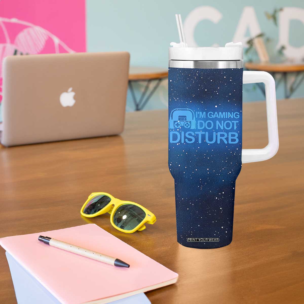 Gaming Gifts For Men Boys Tumbler With Handle Do Not Disturb Im Gaming Video Game Gamer TB10 Print Your Wear
