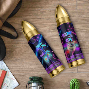 Gaming Gifts Bullet Tumbler Warning Do Not Disturb Im Gaming Video Game Gamer TB10 Print Your Wear