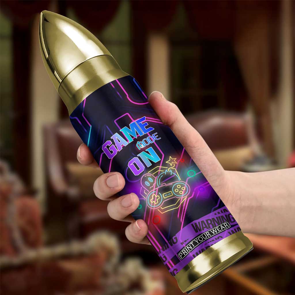 Gaming Gifts Bullet Tumbler Warning Do Not Disturb Im Gaming Video Game Gamer TB10 Print Your Wear