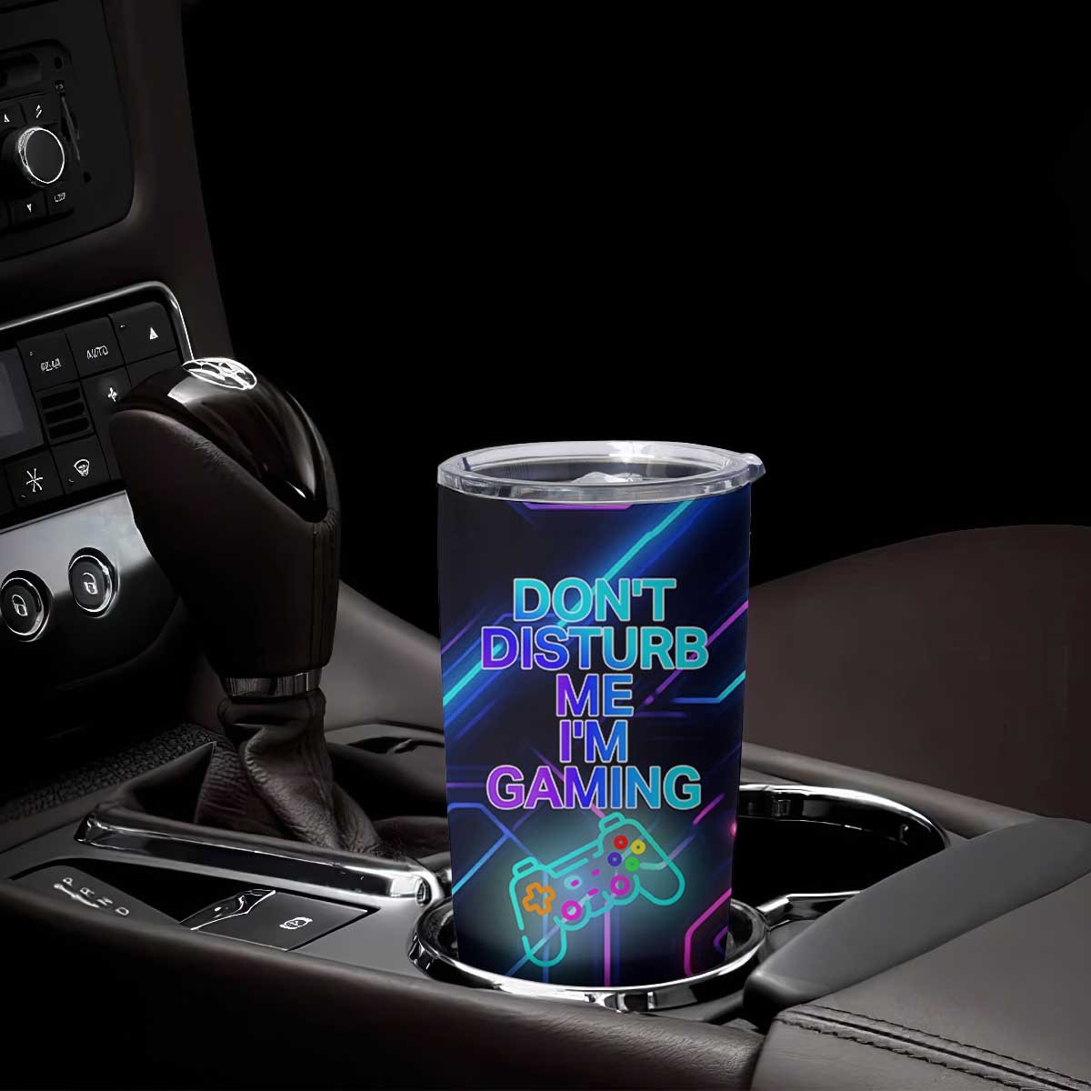 Gaming Gifts Tumbler Cup Warning Do Not Disturb Im Gaming Video Game Gamer TB10 Print Your Wear