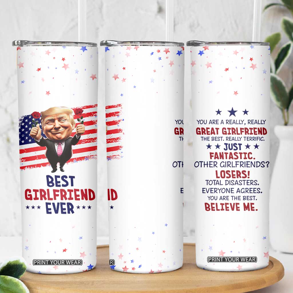 Funny Trump Valentines Gift For Girlfriend Skinny Tumbler Anniversary Valentines Day Birthday Romantic Love Gifts TB10 Print Your Wear