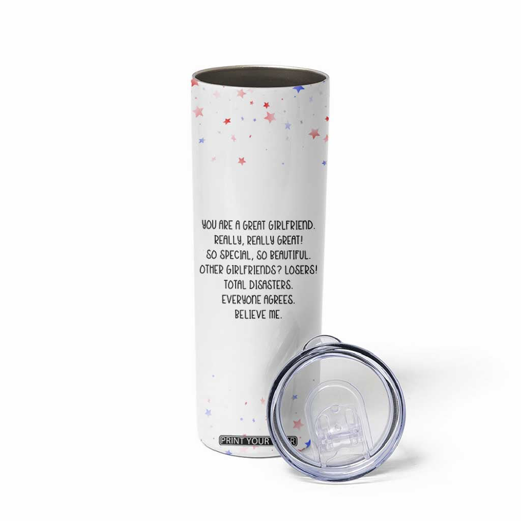 Funny Trump Valentines Gift For Girlfriend Skinny Tumbler Anniversary Valentines Day Birthday Romantic Gifts TB10 Print Your Wear