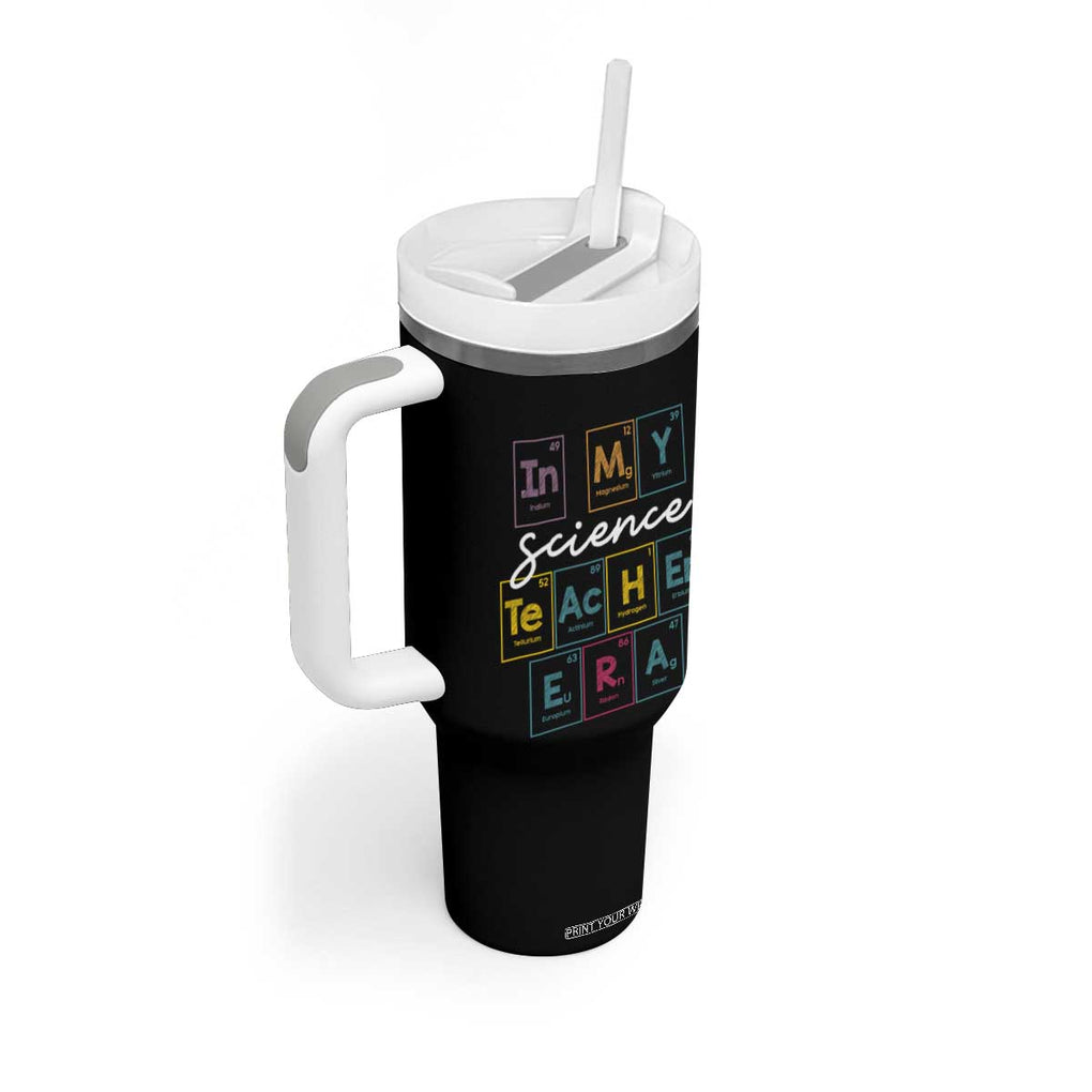 Scientist Teacher Tumbler With Handle Periodic Table Element First Day of School TB10 Print Your Wear