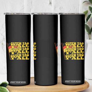 Oktoberfest German Flag Skinny Tumbler Prost Guten Tag Y'all Beer Festival TB10 Print Your Wear