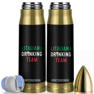 Funny Beer Alcohol Drunk Bullet Tumbler Oktoberfest Italian Drinking Team TB10 Black Print Your Wear