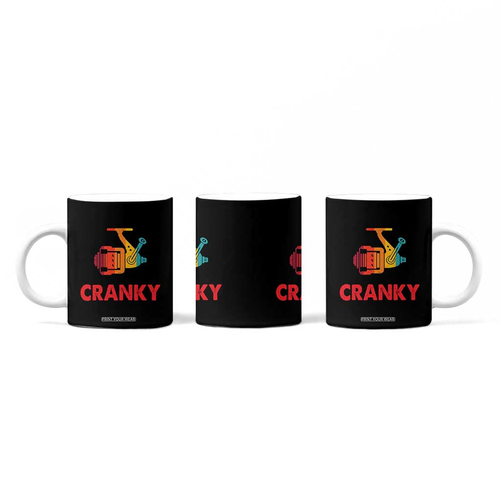 Crankbait Fishing Lure Coffee Mug Cranky Funny Gift For Fisherman TB10 Print Your Wear