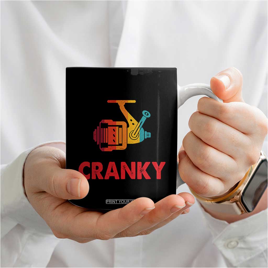 Crankbait Fishing Lure Coffee Mug Cranky Funny Gift For Fisherman TB10 Print Your Wear