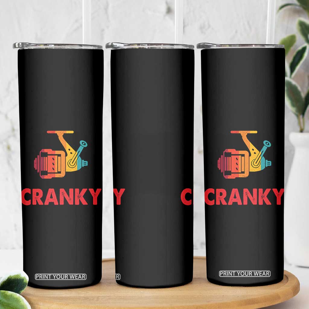 Crankbait Fishing Lure Skinny Tumbler Cranky Funny Gift For Fisherman TB10 Print Your Wear