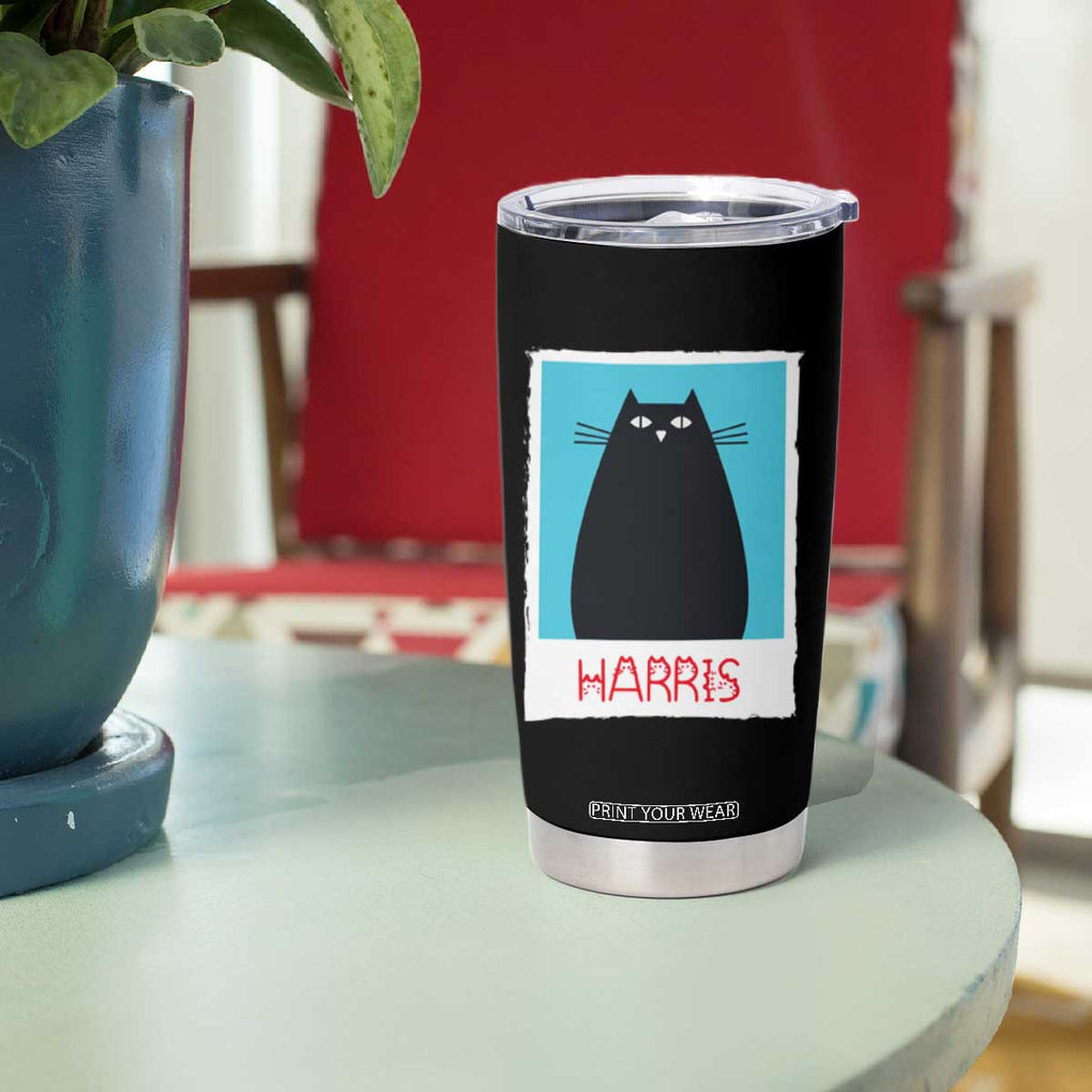 Cat Ladies Vote for Kamala President Tumbler Cup Funny Kitty For Harris 2024 TB10 Print Your Wear