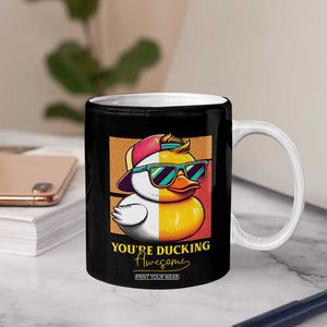 Inspirational Gifts Coffee Mug Emotional Positive Support Funny Duck Positive Thank You Gifts TB10 Print Your Wear