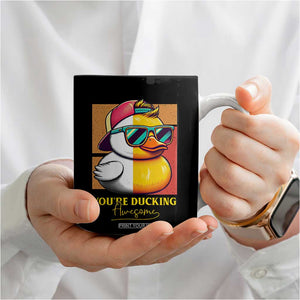 Inspirational Gifts Coffee Mug Emotional Positive Support Funny Duck Positive Thank You Gifts TB10 Print Your Wear