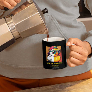 Inspirational Gifts Coffee Mug Emotional Positive Support Funny Duck Positive Thank You Gifts TB10 Print Your Wear