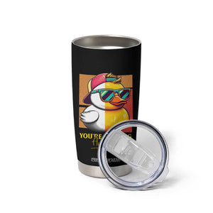 Inspirational Gifts Tumbler Cup Emotional Positive Support Funny Duck Positive Thank You Gifts TB10 Print Your Wear