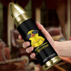 Funny Inspirational Gifts Bullet Tumbler Emotional Positive Support Retro Duck Positive Thank You Gifts TB10 Print Your Wear