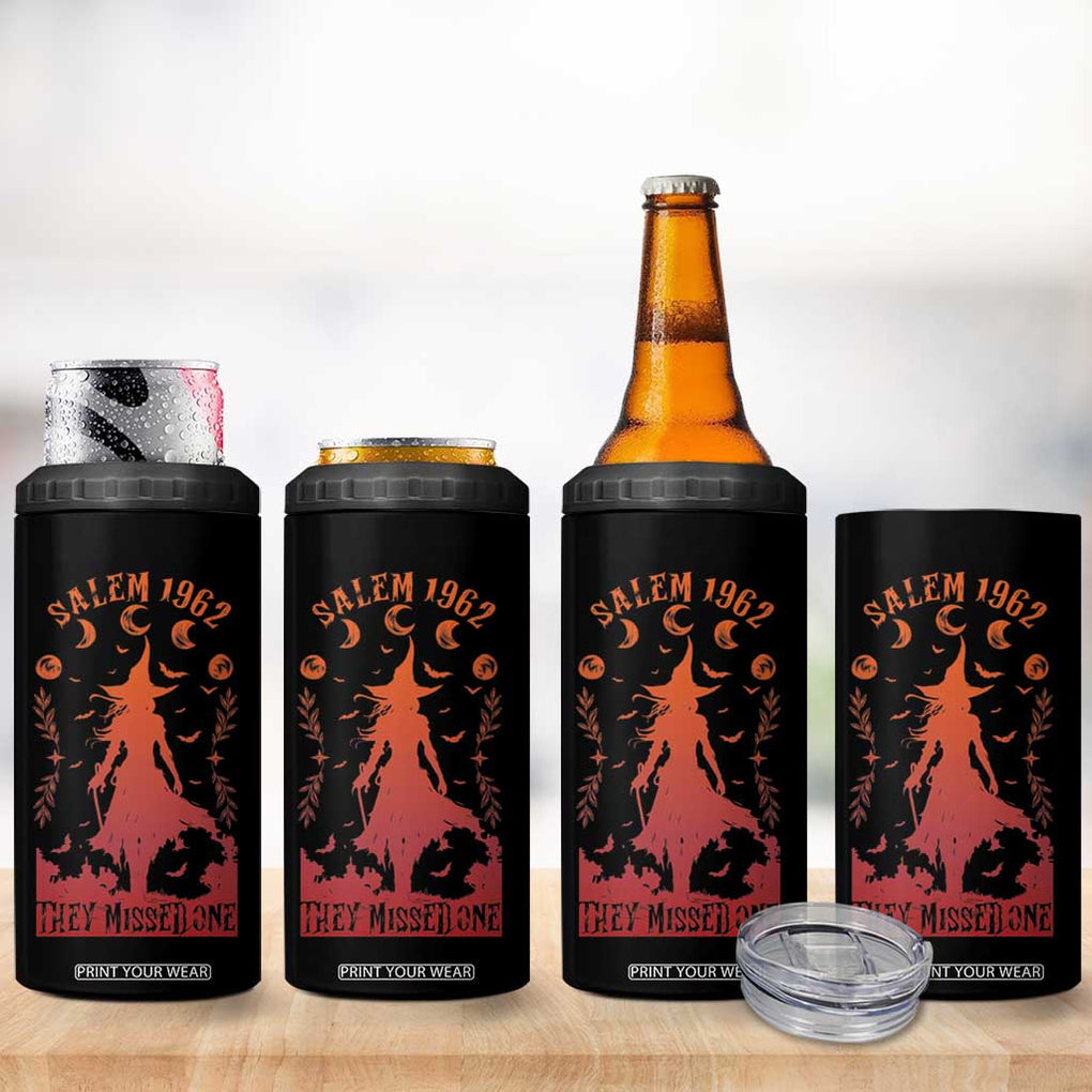 Halloween Witch 4 in 1 Can Cooler Tumbler Salem 1692 They Missed One TB10 Print Your Wear
