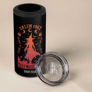 Halloween Witch 4 in 1 Can Cooler Tumbler Salem 1692 They Missed One TB10 Print Your Wear