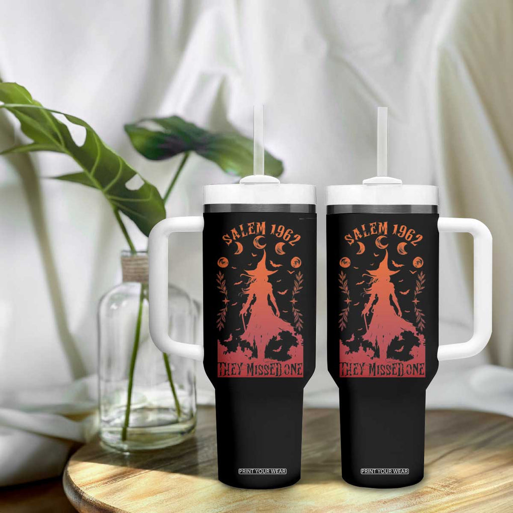 Halloween Witch Tumbler With Handle Salem 1692 They Missed One TB10 Print Your Wear