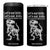 Funny Dinosaur Skeleton 4 in 1 Can Cooler Tumbler Let's Eat Kids Punctuation Saves Lives Grammar Teacher Halloween TB10 One Size: 16 oz Black Print Your Wear