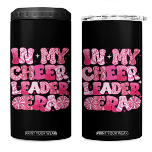 Cheerleader 4 in 1 Can Cooler Tumbler In My Cheerleader Era TB10 One Size: 16 oz Black Print Your Wear