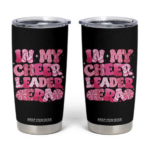 Cheerleader Tumbler Cup In My Cheerleader Era TB10 Black Print Your Wear