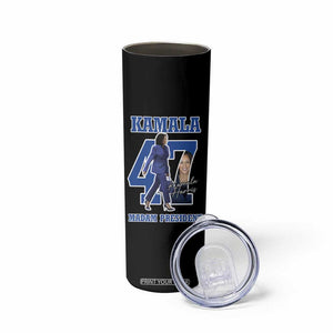 Harris Walz 2024 Flag Skinny Tumbler Madam President Kamala Harris 47 th President USA America 2024 Election TB10 Print Your Wear