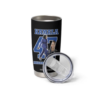 Harris Walz 2024 Flag Tumbler Cup Madam President Kamala Harris 47 th President USA America 2024 Election TB10 Print Your Wear
