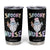 Halloween Nurse Tumbler Cup Spooky Nurse Ghost Nursing Halloween TB10 Black Print Your Wear