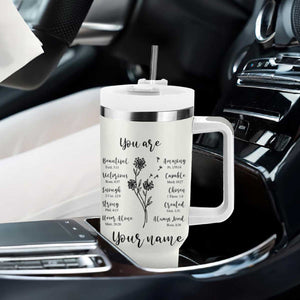 Personalized Christian Gifts for Her Tumbler With Handle Custom Name Inspirational Religious Birthday Gift TB10 Print Your Wear