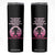 Breast Cancer Awareness Skinny Tumbler I'm The Storm Black Women Breast Cancer Survivor Pink Ribbon TB10 Black Print Your Wear