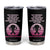 Breast Cancer Awareness Tumbler Cup I'm The Storm Black Women Breast Cancer Survivor Pink Ribbon TB10 Black Print Your Wear