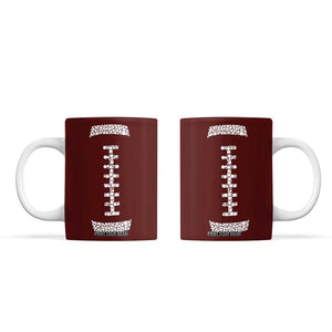 American Football Coffee Mug Dots International Dot Day TB10 Brown Print Your Wear