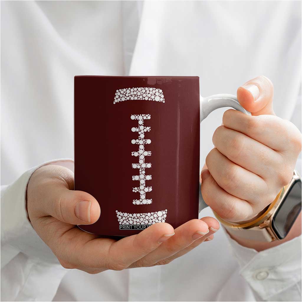 American Football Coffee Mug Dots International Dot Day TB10 Print Your Wear