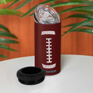 American Football 4 in 1 Can Cooler Tumbler Dots International Dot Day TB10 Print Your Wear