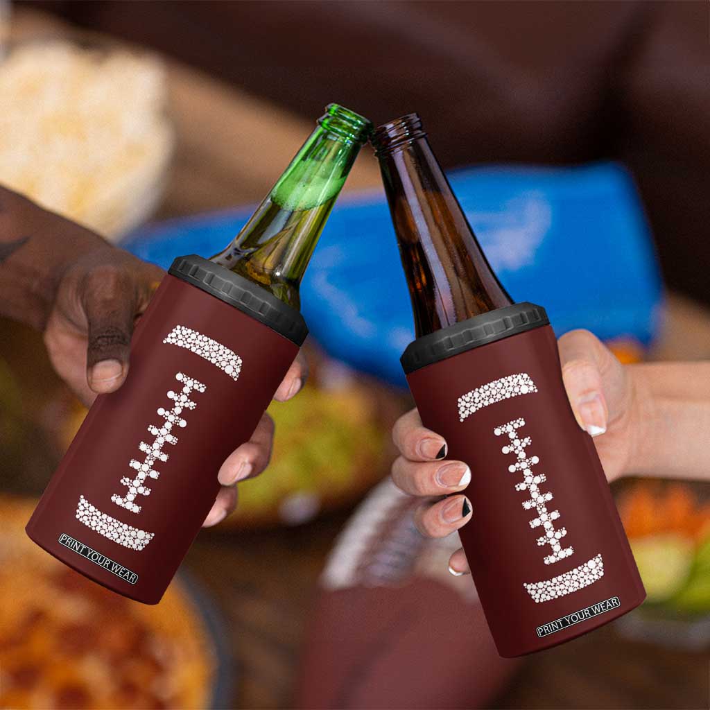 American Football 4 in 1 Can Cooler Tumbler Dots International Dot Day TB10 Print Your Wear