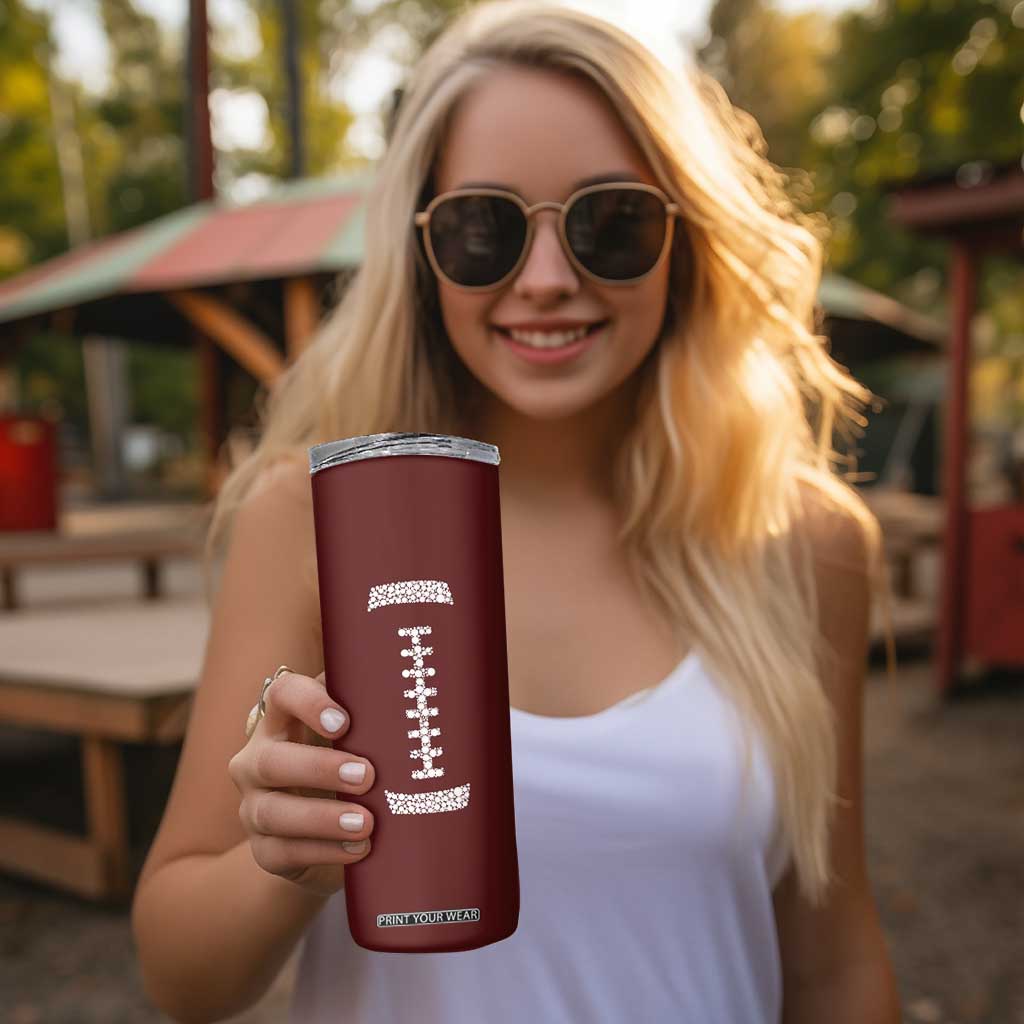 American Football Skinny Tumbler Dots International Dot Day TB10 Print Your Wear