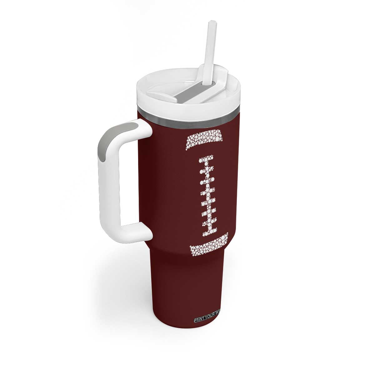American Football Tumbler With Handle Dots International Dot Day TB10 Print Your Wear
