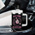 Cute Ghost Halloween Breast Cancer Awareness Tumbler With Handle In October We Wear Pink TB10 Print Your Wear