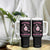 Cute Ghost Halloween Breast Cancer Awareness Tumbler With Handle In October We Wear Pink TB10 Print Your Wear