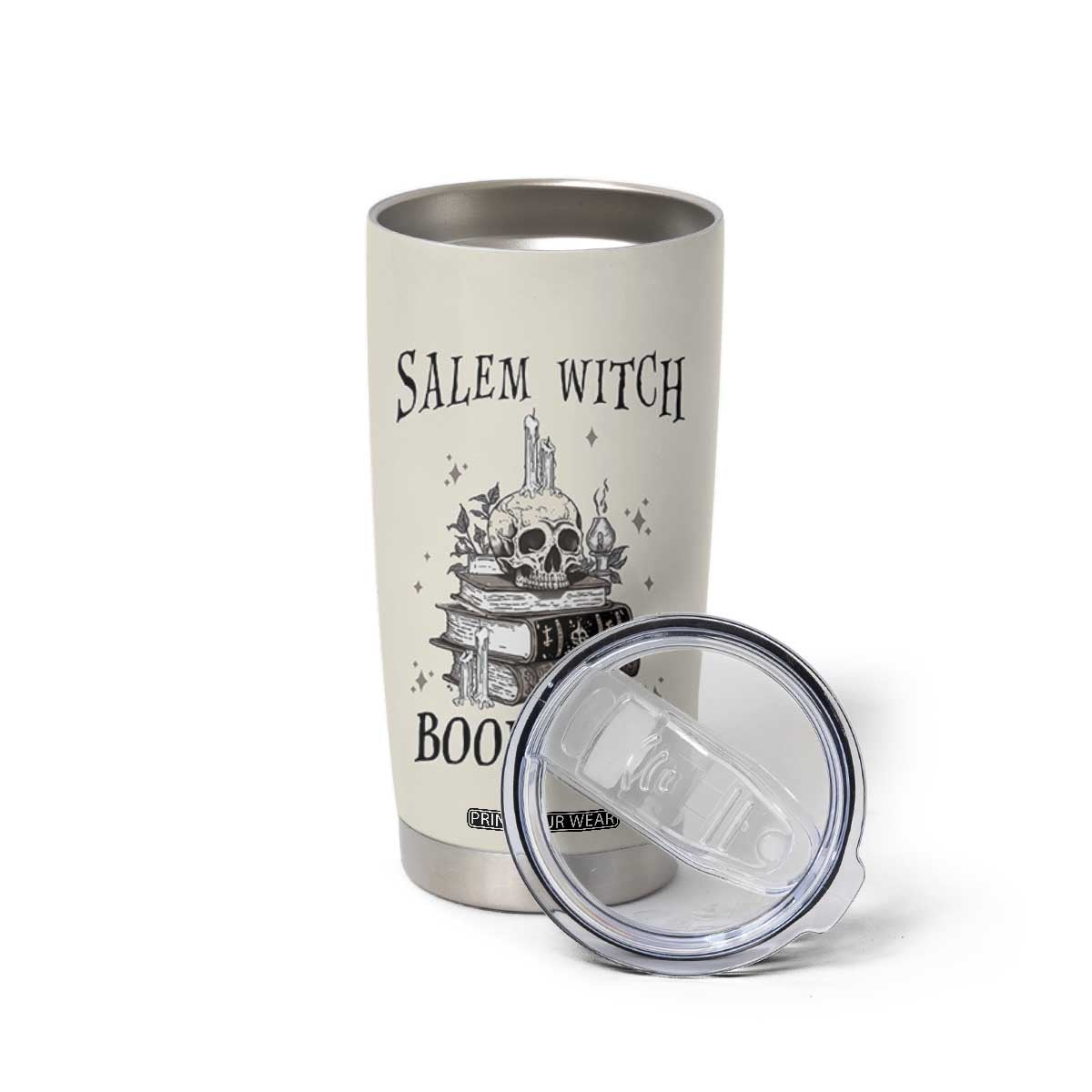 Salem Book Club Tumbler Cup Retro Witch Vibes Book Lovers TB10 Print Your Wear
