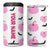 Personalized Halloween Iced Coffee 4 in 1 Can Cooler Tumbler Custom Name Pink Pumpkin TB10 One Size: 16 oz White Print Your Wear