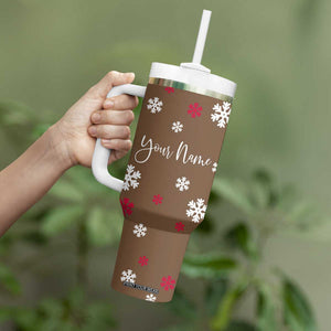 Personalized Family Christmas Gifts Tumbler With Handle Custom Name Hot Chocolate Cup Matching Group Christmas Gift TB10 Print Your Wear