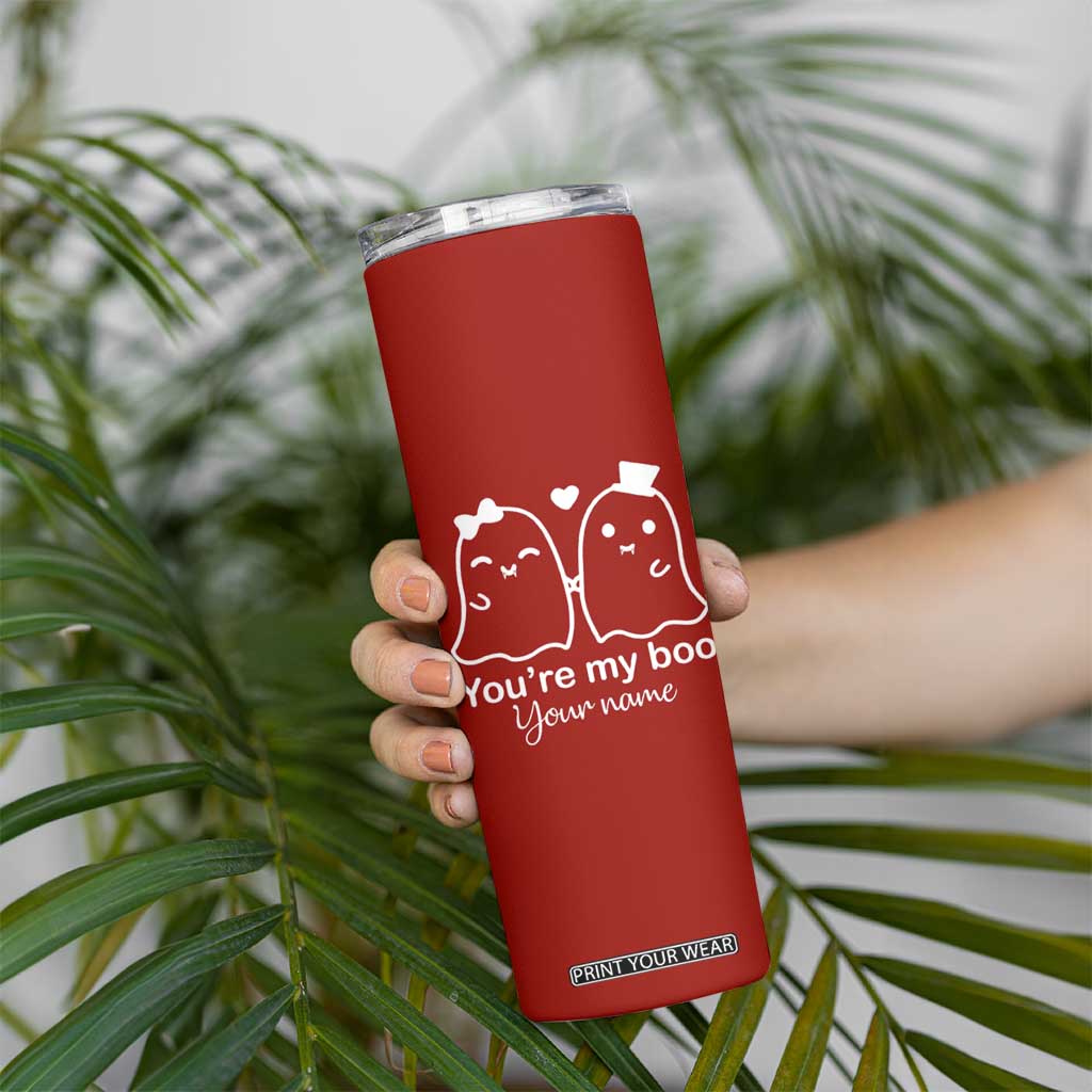 Personalized Gift For Her Skinny Tumbler You're My Boo Halloween Christmas Valentines Birthday Gifts TB10 Print Your Wear