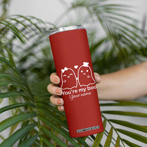 Personalized Gift For Her Skinny Tumbler You're My Boo Halloween Christmas Valentines Birthday Gifts TB10 Print Your Wear